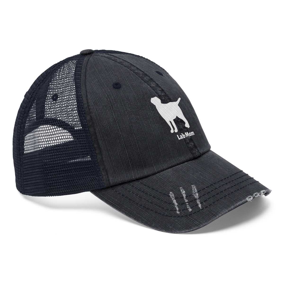Lab Mom Silhouette - Unisex Trucker Hat