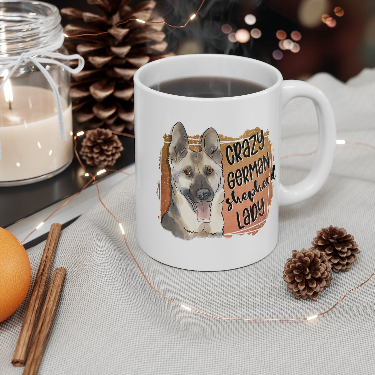 Crazy German Shepherd Lady Coffee Mug