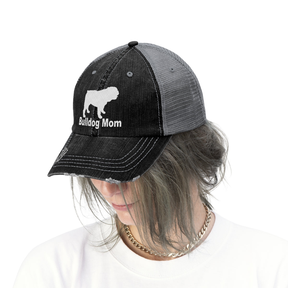 Bulldog Mom - Unisex Trucker Hat