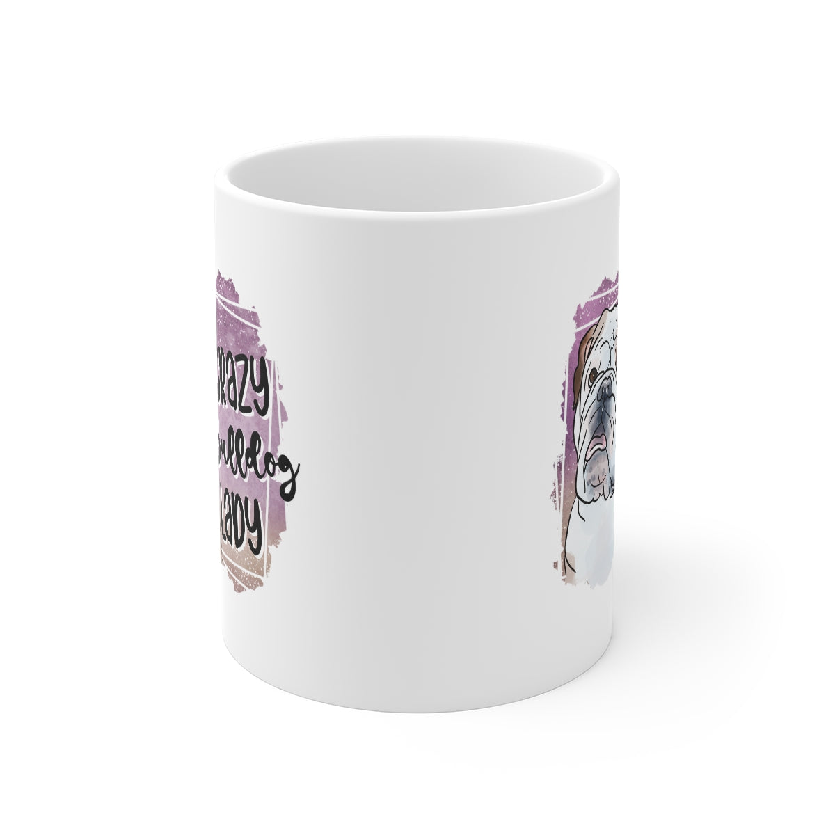 Crazy Bulldog Lady Coffee Mug