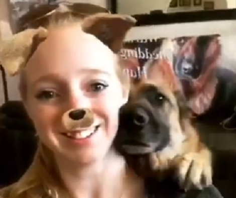 Watch How This Adorable Pup Takes A Selfie With Her Mom!
