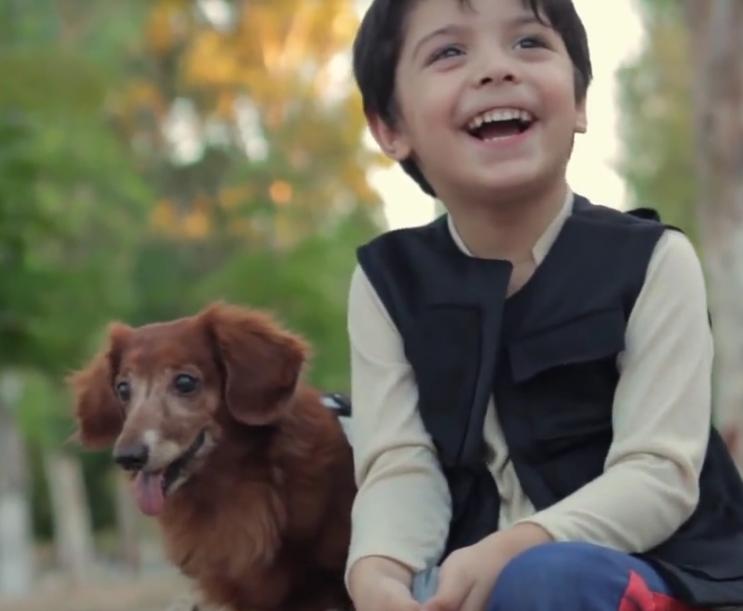 Watch How These Kids And Their Dachshund Recreate A Famous Film!