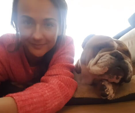 Adorable Pup And His Mommy Are Enjoying Some Quality Cozy Time Together!