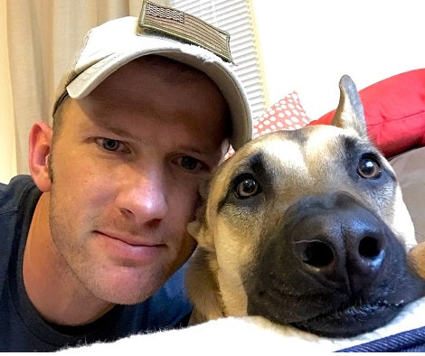 Firefighter Poses With This Pup... Ends Up Adopting Her After Falling In Love!