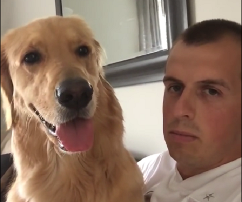 He Reveals Some Big News To His Dog, But Wasn't Expecting THIS Response! LOL!