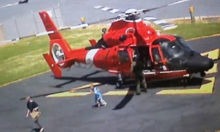 Coast Guard Brings Dachshund And Her Family To Safety!