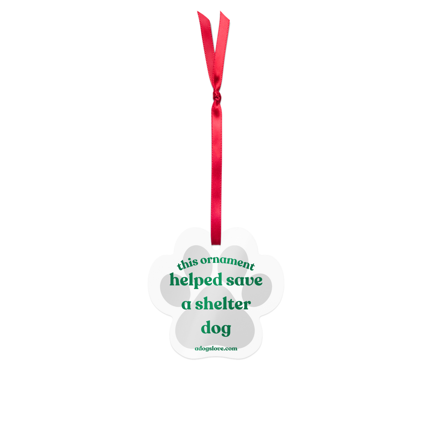 "Save a Shelter Dog" Ornament