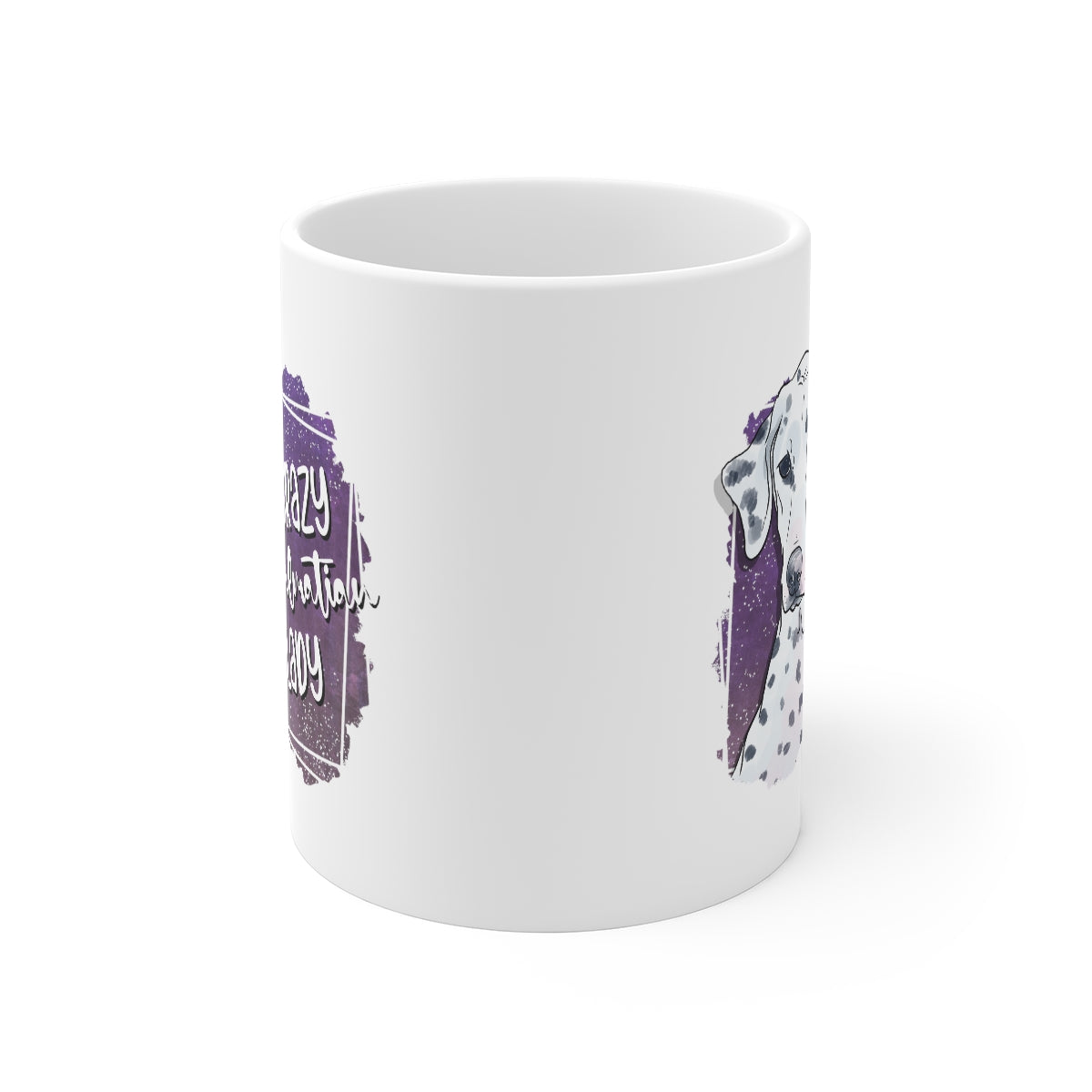 Crazy Dalmatian Lady Coffee Mug