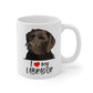 I Love My Chocolate Lab Coffee Mug