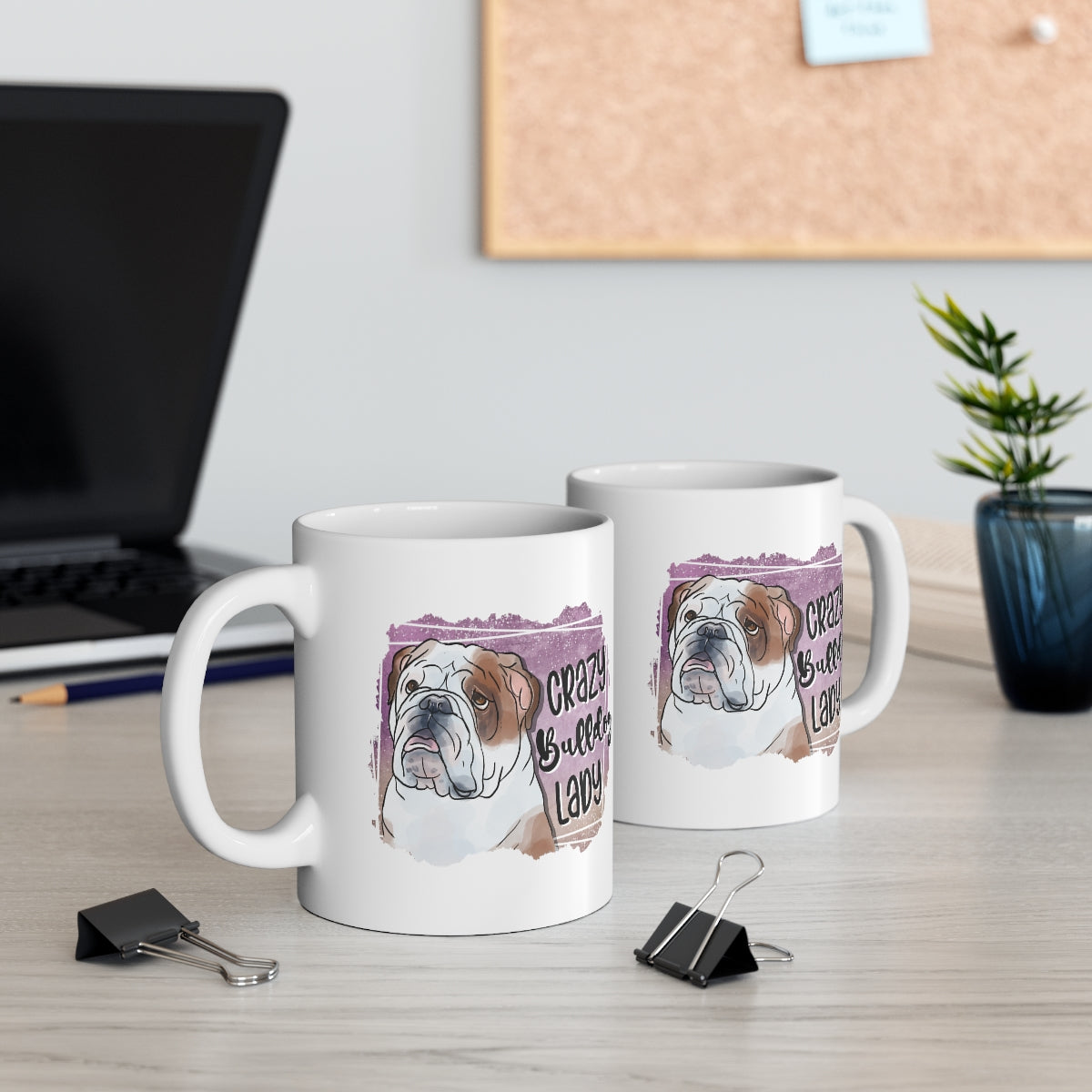 Crazy Bulldog Lady Coffee Mug