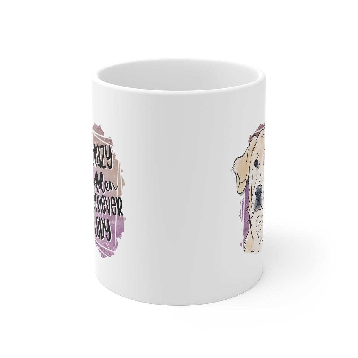 Crazy Golden Retriever Lady Coffee Mug