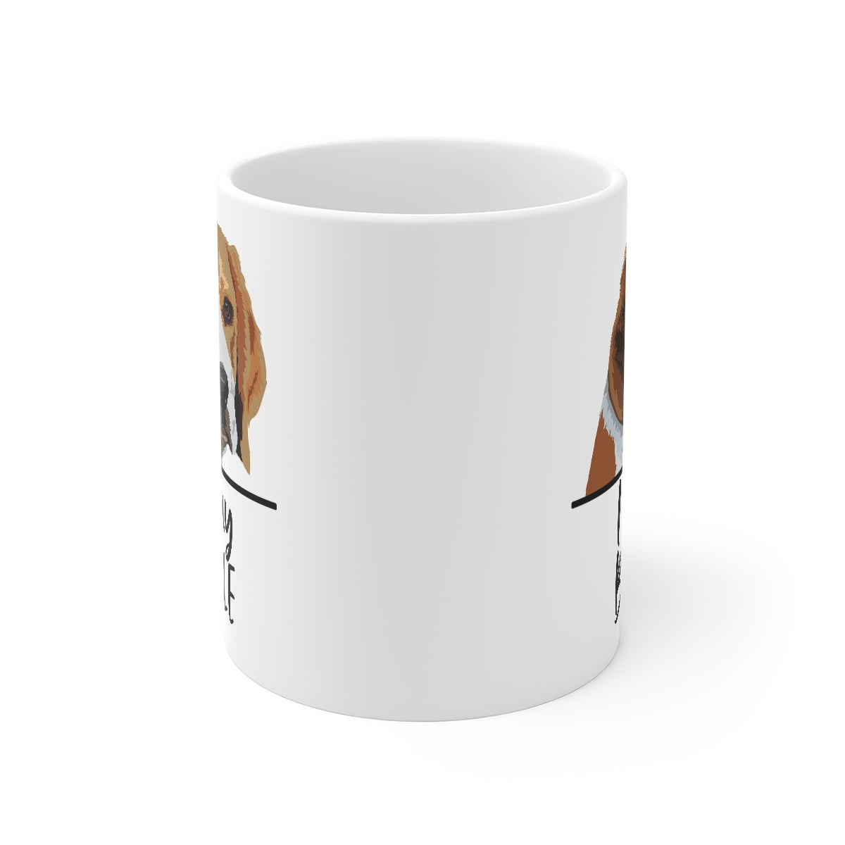 I Love My Beagle Coffee Mug