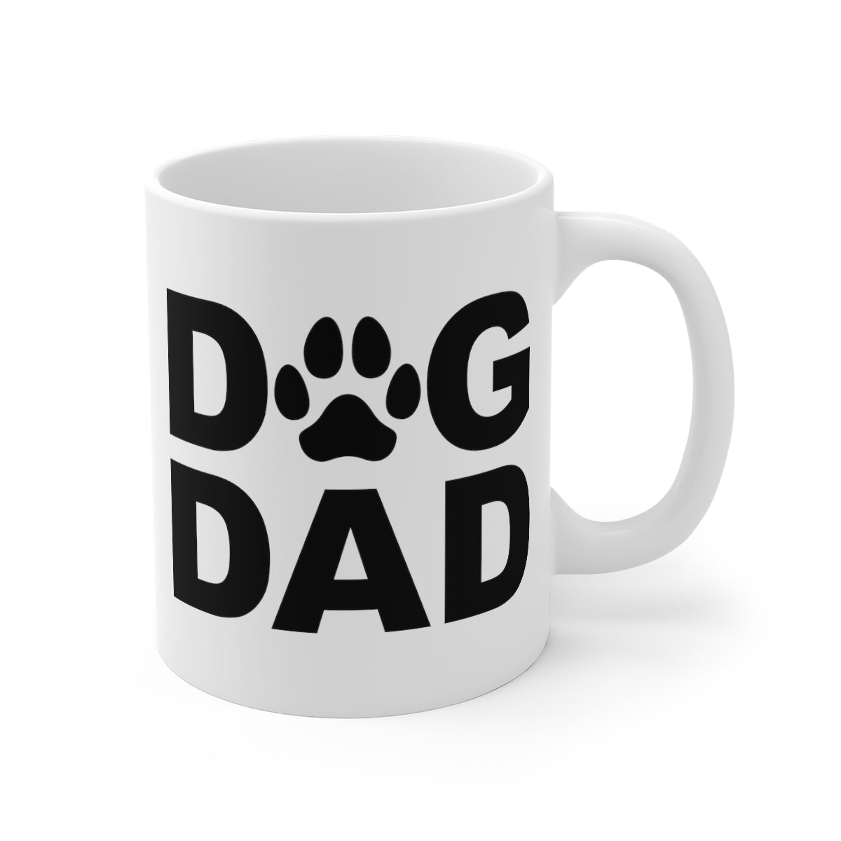 Dog Dad Pawprint Mug