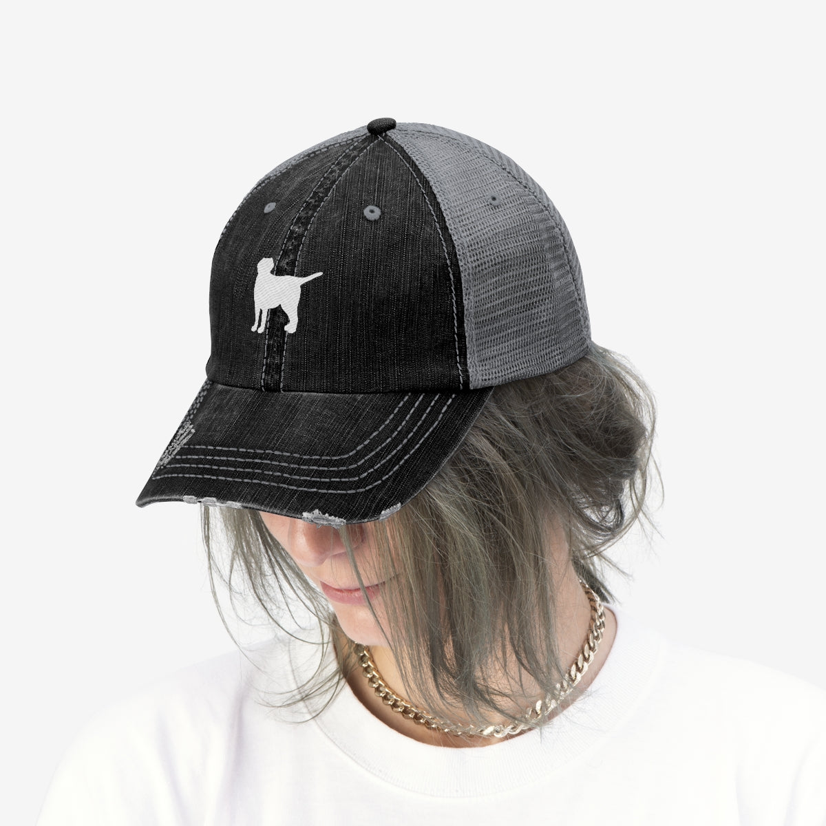 Lab Silhouette - Unisex Trucker Hat