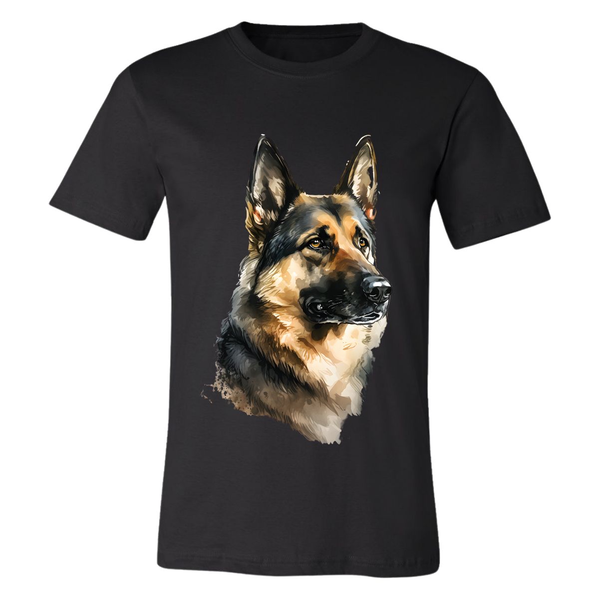 German Shepherd Dog Portrait Design