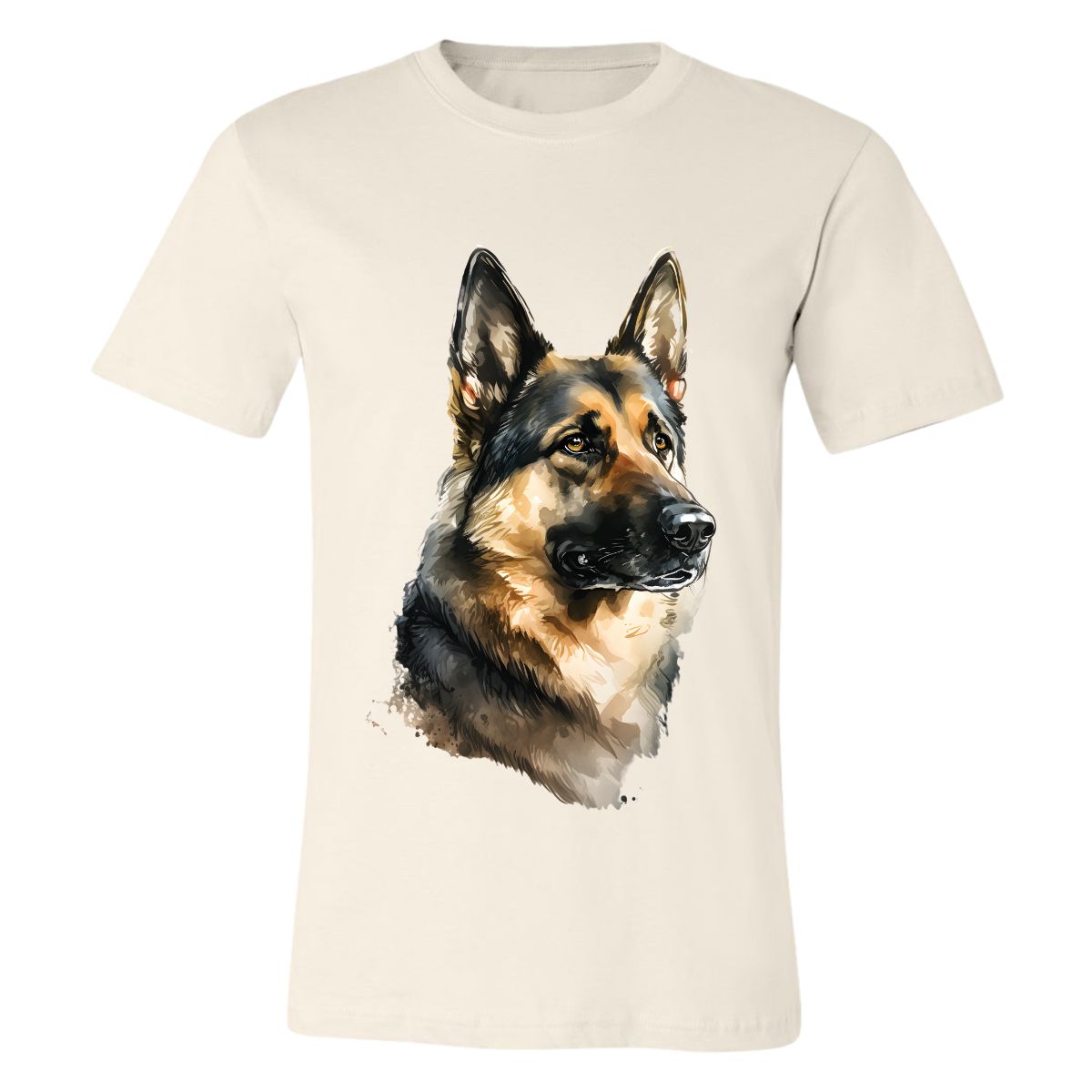 German Shepherd Dog Portrait Design