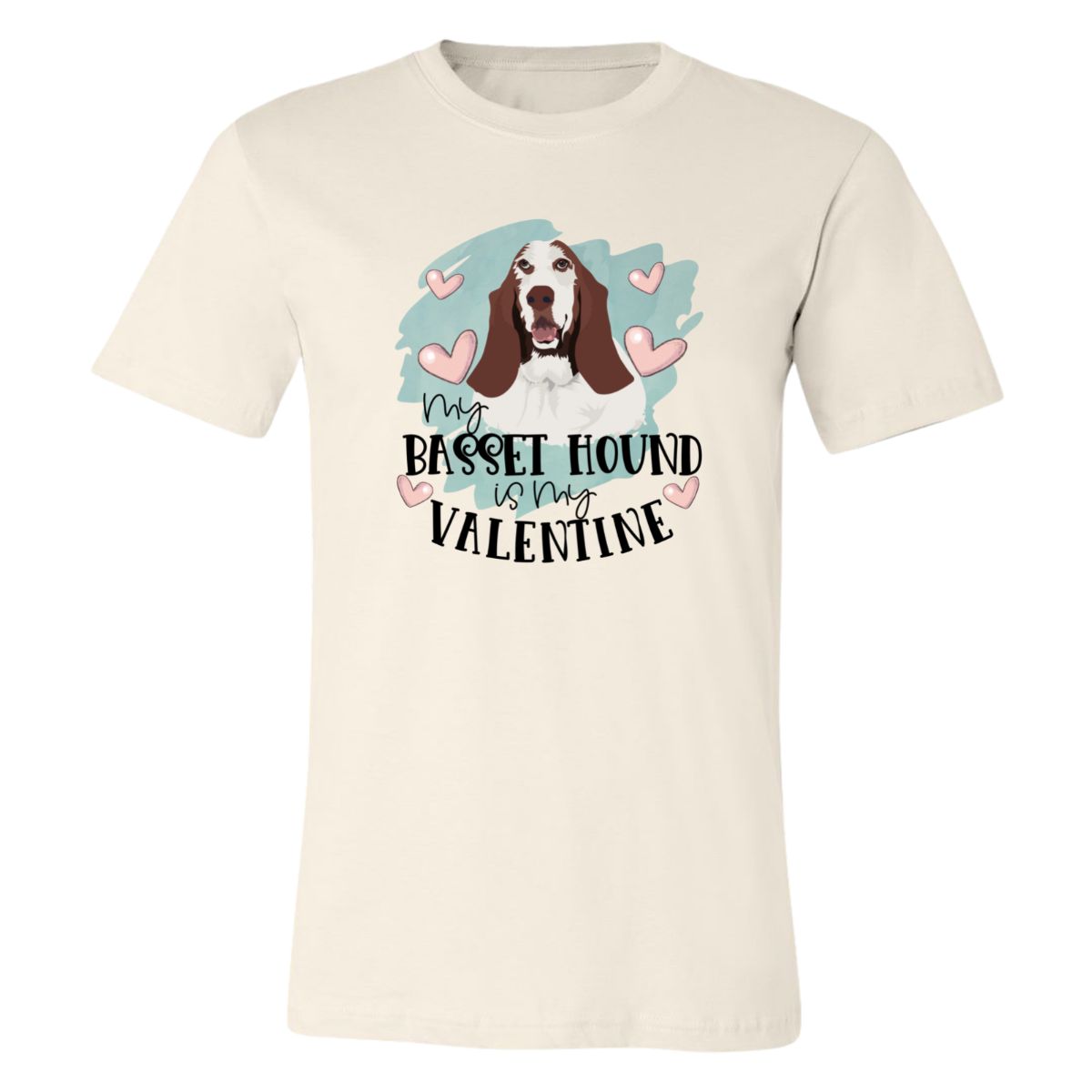 My Basset Hound is My Valentine Design