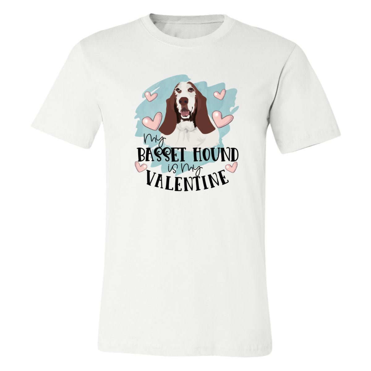 My Basset Hound is My Valentine Design