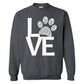 Dog Paw Love Square