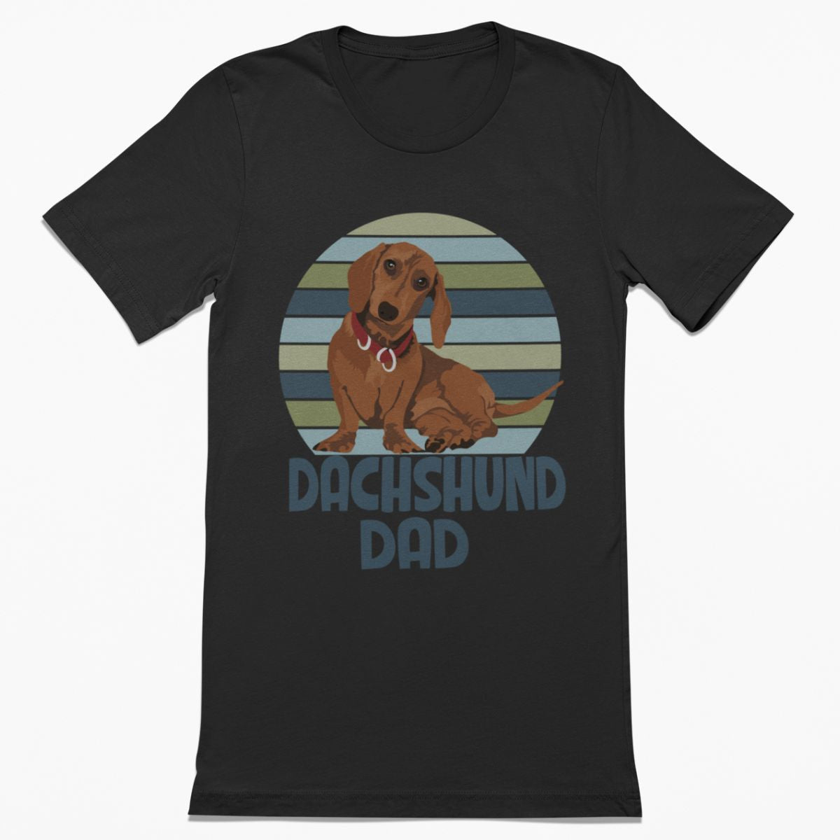 Retro Dachshund Dad Shirt