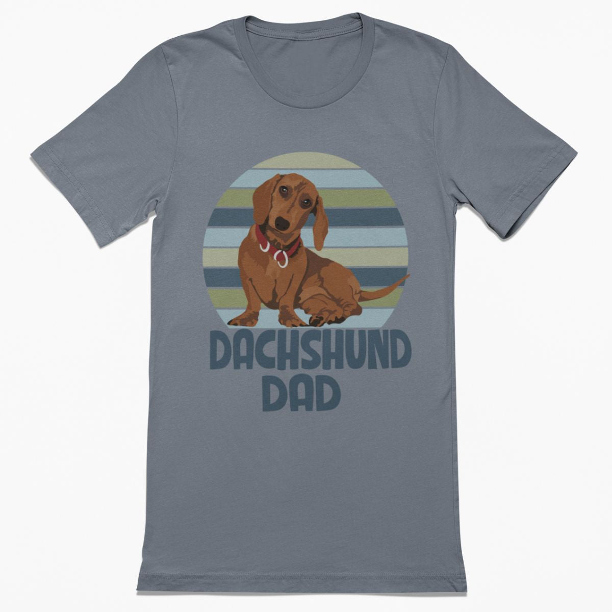 Retro Dachshund Dad Shirt