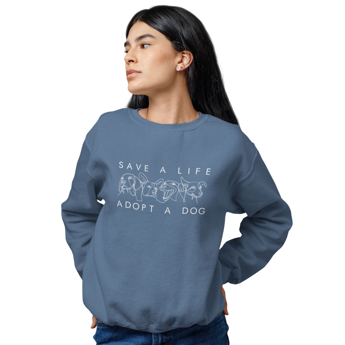 Save A Life Adopt a Dog Sweatshirt