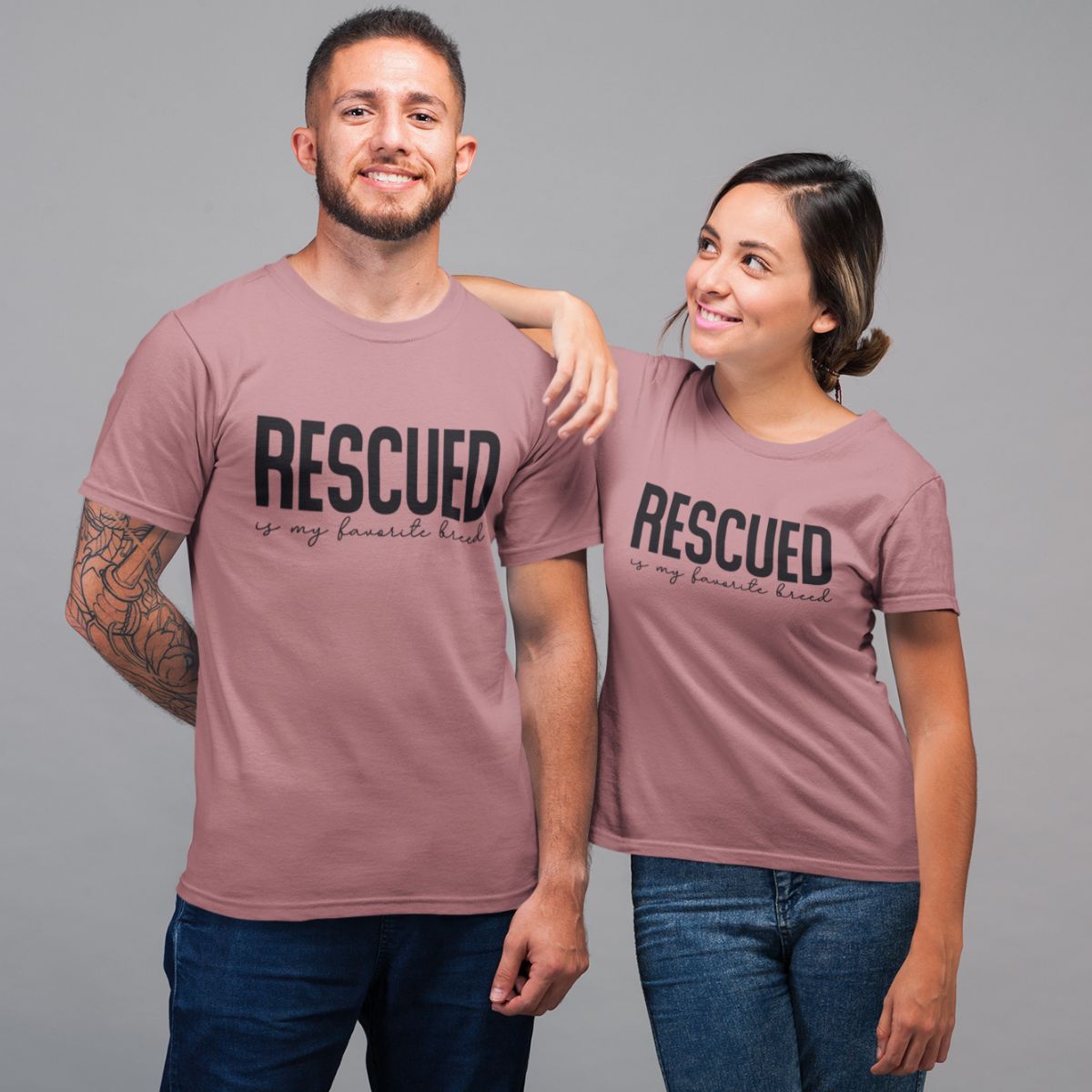 Rescued is my Favorite Breed Shirt