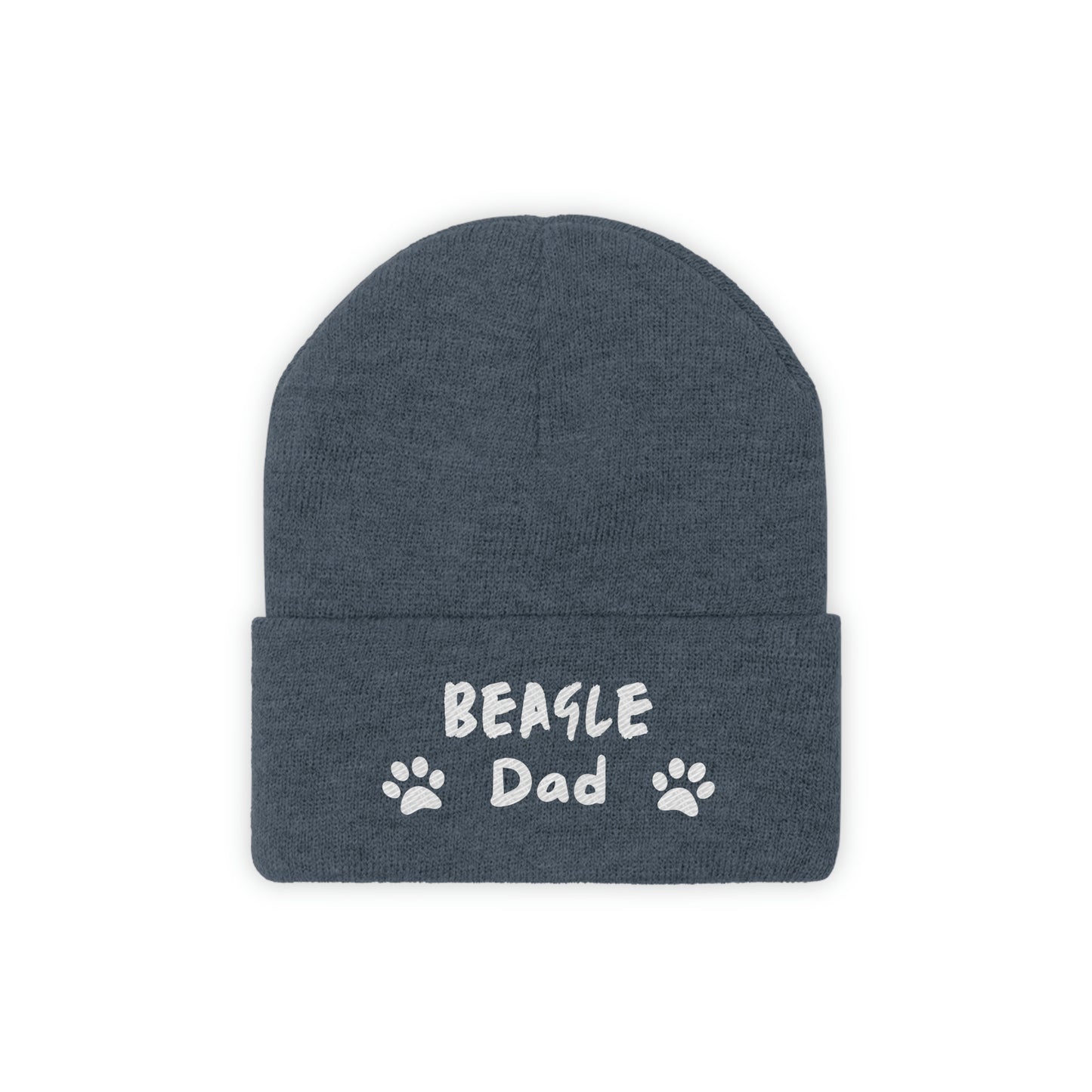 Beagle Dad Knit Ski Cap