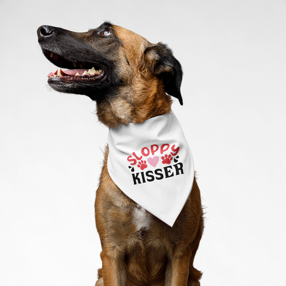 Sloppy Kisser Dog Bandana