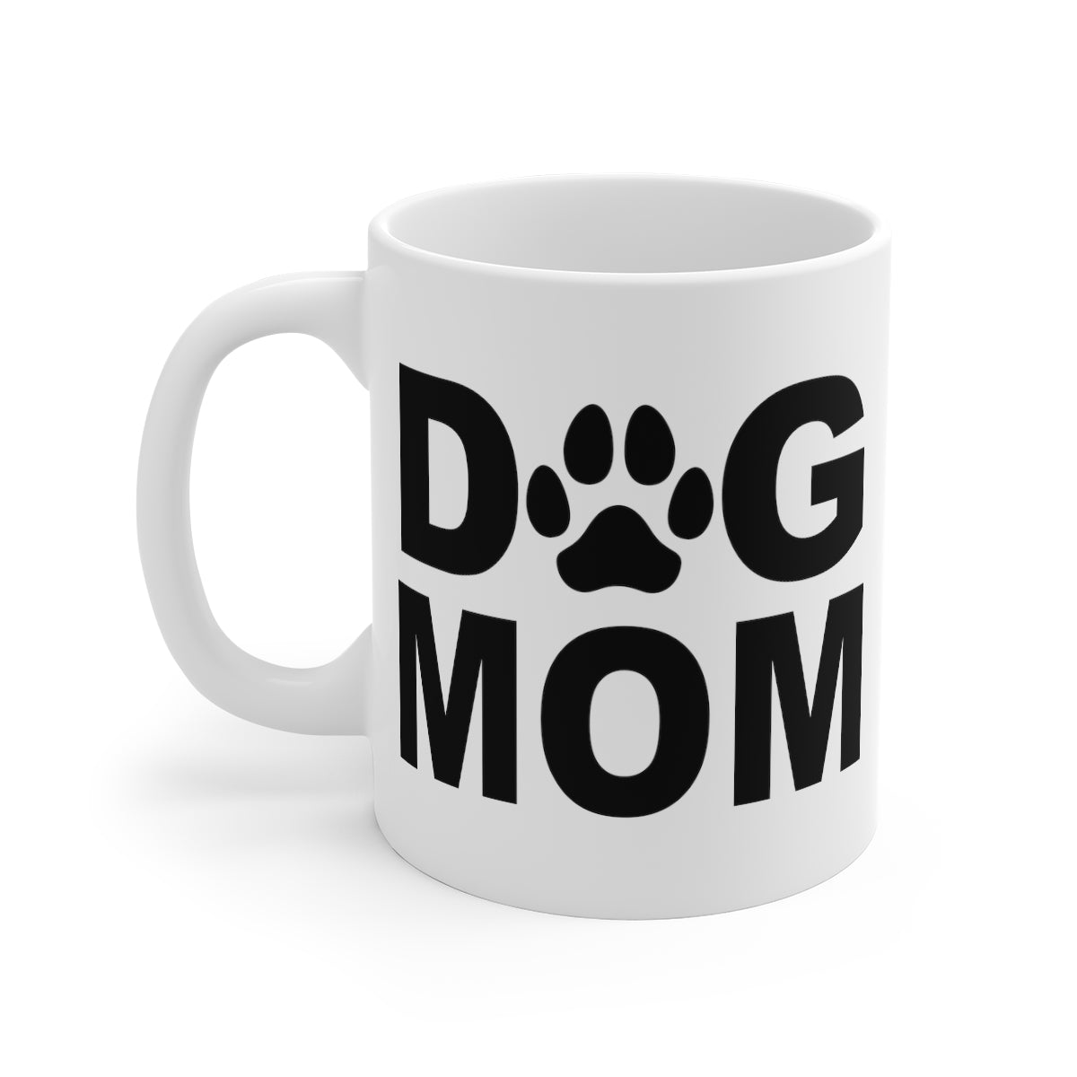 Dog Mom Pawprint Mug