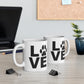 Pawprint Love Mug