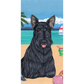 Scottish Terrier Beach Towel