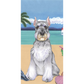 Schnauzer Beach Towel